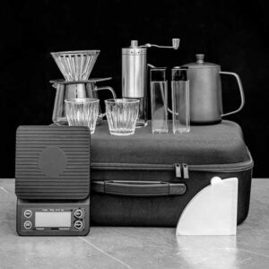 portable outdoor coffee brewing kit