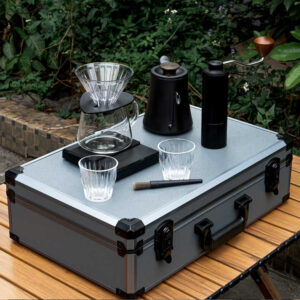 artisan pour over coffee set with 900ml kettle & grinder