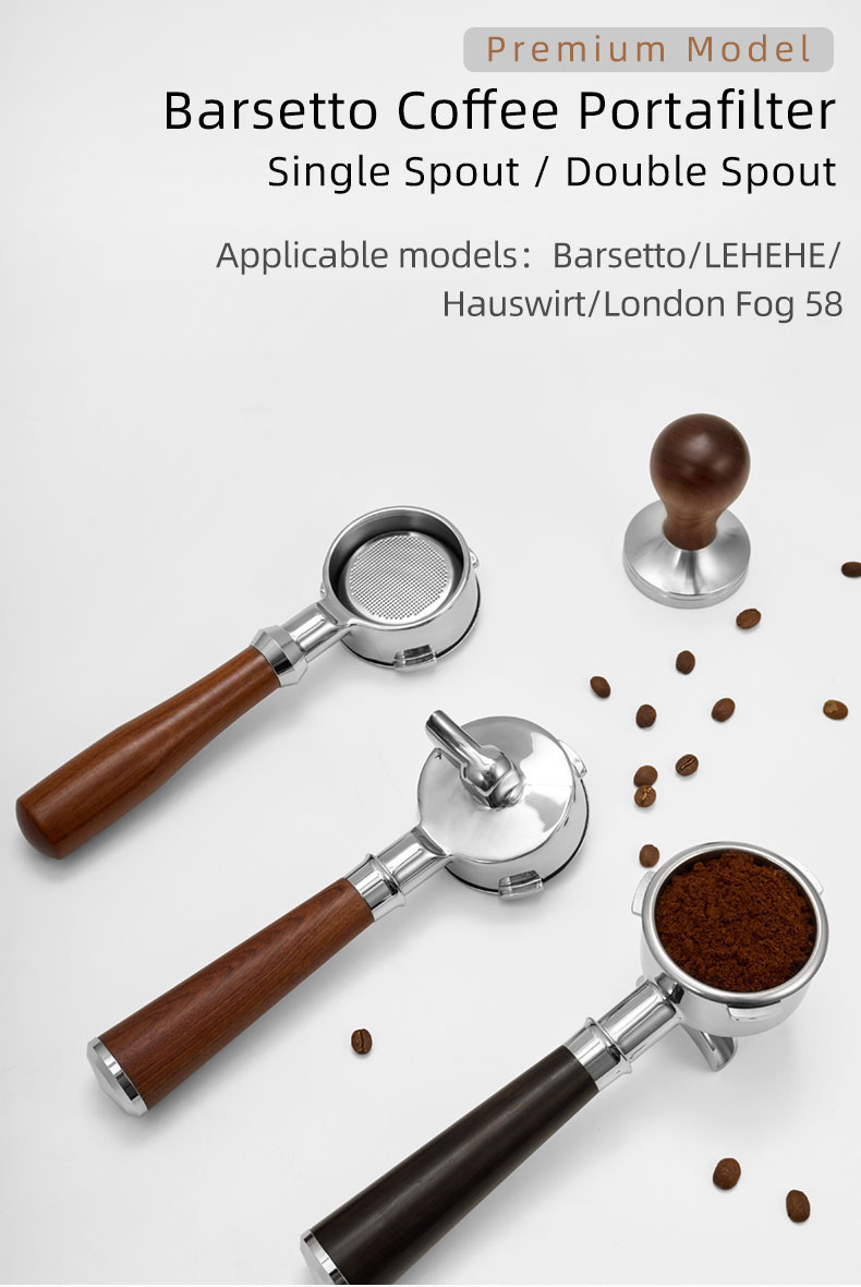 58mm stainless steel bottomless portafilter 58mm stainless steel bottomless portafilter