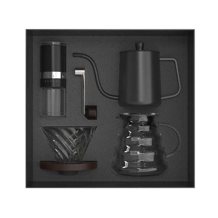 outdoor pour over coffee kit portable travel set with gift box packaging outdoor pour over coffee kit portable travel set with gift box packaging